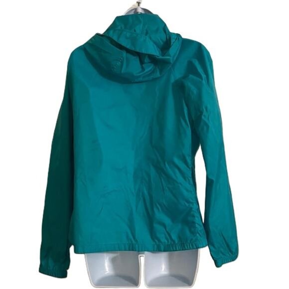 The North Face Teal Lightweight Hooded Windbreaker Jacket Women's M - Picture 4 of 7